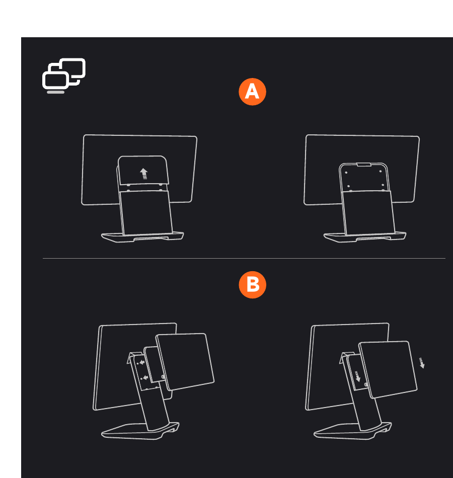 D3 Pro: Kundendisplay montieren