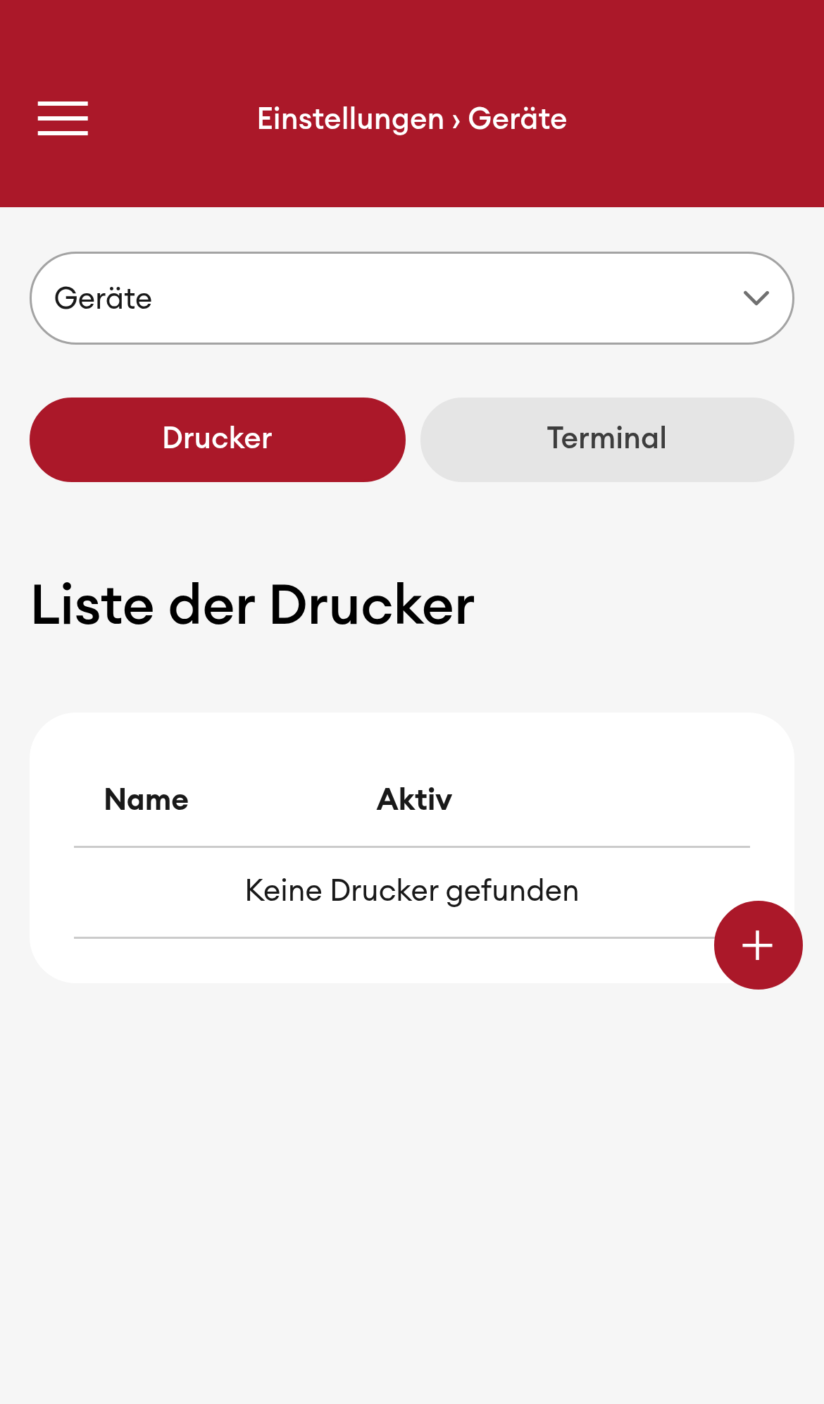 Einstellungen > Geräte (Mobile)